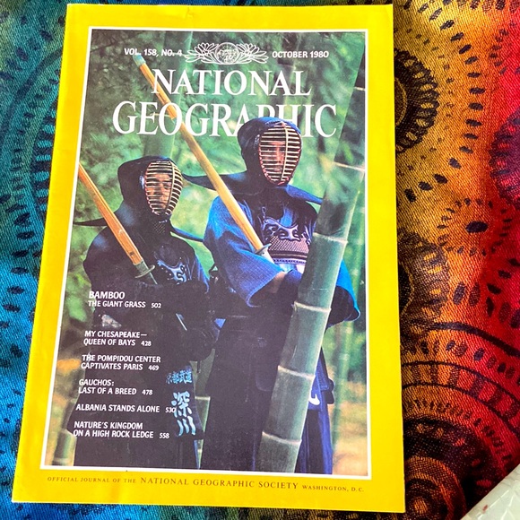 5/$10🌴🌴🌴VINTAGE NATIONAL GEOGRAPHIC VOL. 158, No. 4 OCTOBER 1980